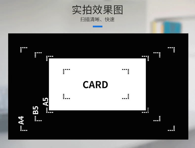Chiteng xách tay A4 Gao Paiyi 5 triệu pixel độ phân giải cao 10 triệu máy quét tài liệu văn phòng màu - Máy quét