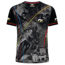 Summer Man Island TT Series Memorial Edition speed dry locomotive short sleeve speed Moto racing T-shirt Moto suit man