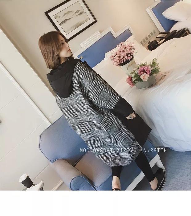 Quần lửng cotton mm XL nữ dày 2018 mùa đông Hàn Quốc phiên bản áo dài mới là áo cotton mỏng 200 kg áo phao béo hàn quốc