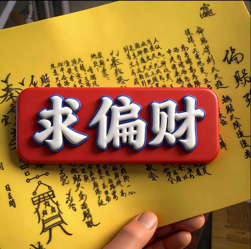 【Good! Get It and You'Ll Be Rich】2026 Good Luck Handwritten Amulet for Wealth and Prosperity Talisman Card