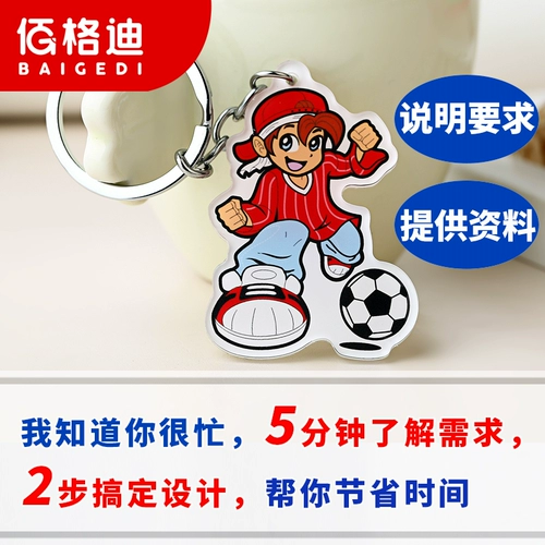 Креативный сувенир, акриловый брелок, подарок на день рождения, делается под заказ, с печатью вашего логотипа