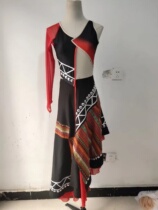 Dance Arts Half-side Heaven Womens solo dance Central National University Dance Academy Xu Liying Dai ethnic dance dress custom