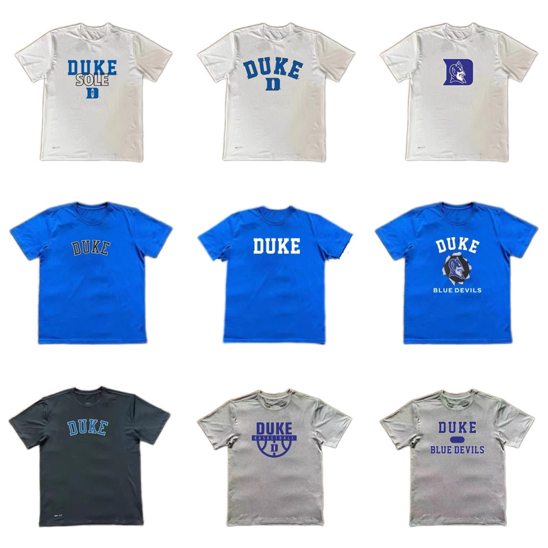 Ncaa Duke Player Version Short-Sleeved Training Warm-Up Shooting Uniform Men's Basketball Sports Quick-Drying Elastic Breathable T-Shirt Ncaa Duke Player Version Short-Sleeved Training Warm-Up Shooting Uniform Men's Basketball Sports Quick-Drying Elastic Breathable T-Shirt