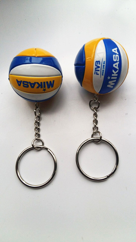 Beach Volleyball Key Button Model Mini Simulation Trend Accessories Mikasa Mikasa Hanging Decoration Competition Prizes