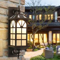 Outdoor Waterproof Solar Wall Lamp Balcony Outdoor Patio External Wall Terrace Villa large entrance lamp