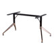 Iron workbench stand table conference shelf desk leg slate glass marble support base dining table stand