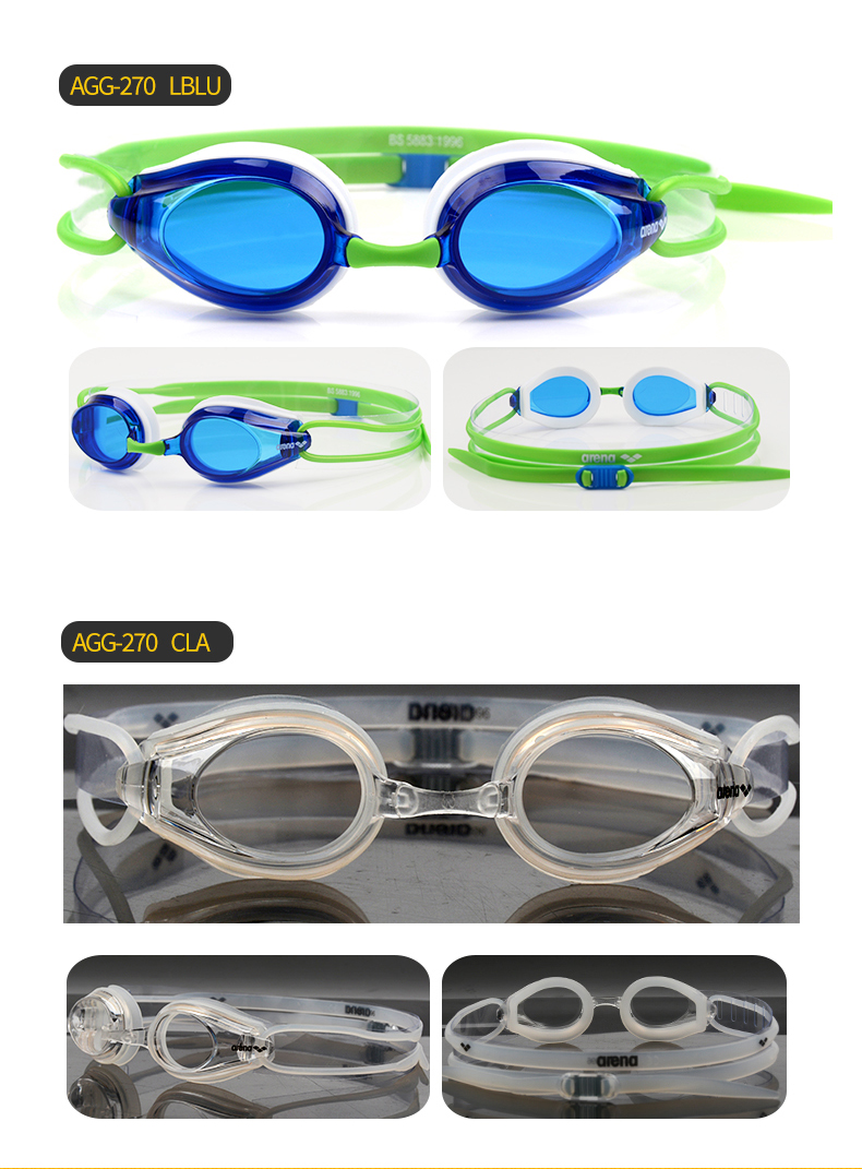 Kính râm Arena / Arina Kính bơi chống sương mù HD chuyên nghiệp trò chơi đua xe không thấm nước - Goggles kính bơi người lớn