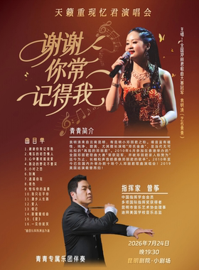 《谢谢你常记得我》天籁重现忆君演唱会