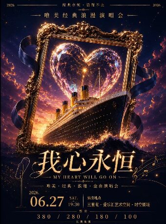 【北京】“我心永恒”“昨日重现”唯美经典英文歌曲沉浸式演唱会