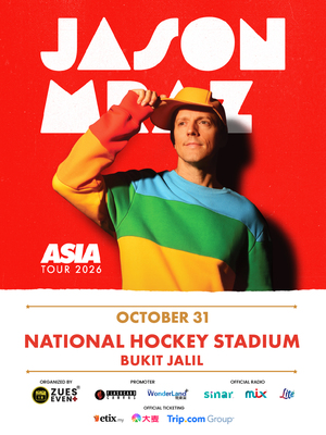 Jason Mraz Asia Tour 2026 Live in Kuala Lumpur