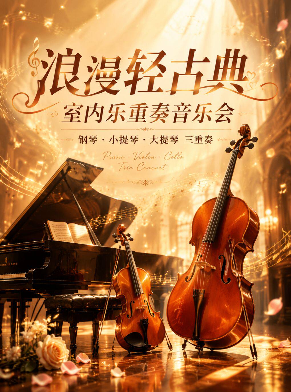 浪漫轻古典室内乐音乐会-皮亚佐拉｜坂本龙一｜自由探戈｜圣诞快乐！劳伦斯先生