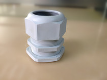 Waterproof cable connector plastic fixed Glan head Nylon black and white waterproof Glan joint Plastic joint pg63