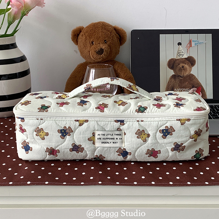 Hair Dryer Storage Bag, Portable Curling Iron, Straightener, Multifunctional Travel Cosmetic Bag, Organizer Bag, Portable Protective Case