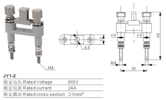 High quality JY1-2 mounting screen with switching sheet wiring terminal high pressure cabinet stud connection sheet Pilot terminals-Taobao