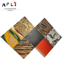 Landscape painting veneer apli art veneer wood veneer panel high-definition veneer coating board background strong board solid wood veneer