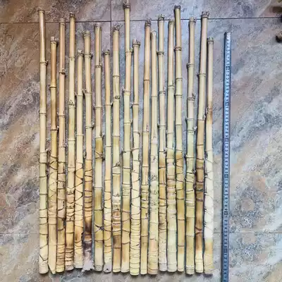 Luohan bamboo fan bone raw material hand handle raw material turtle bamboo craft gift decoration raw material fishing rod human face bamboo material