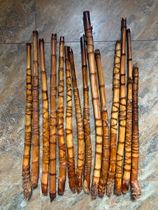 Luohan bamboo fan bone raw materials handlebar raw materials turtle bamboo crafts carving raw materials fishing rod raw materials