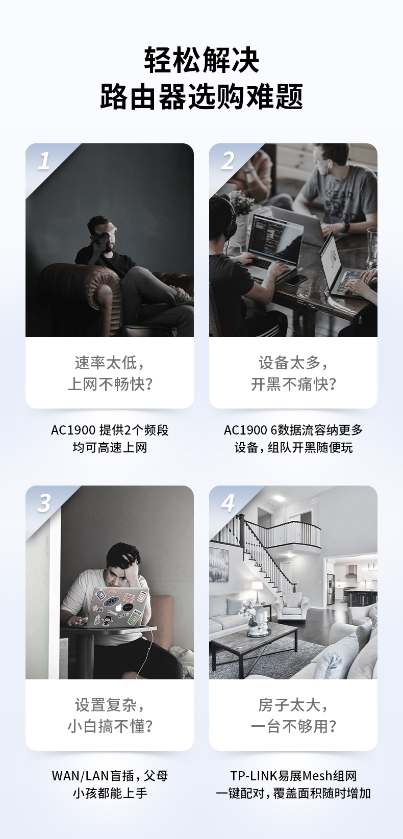 TPLINK AC1900 IPv6家用千兆无线路由器 高速wifi穿墙王 图2