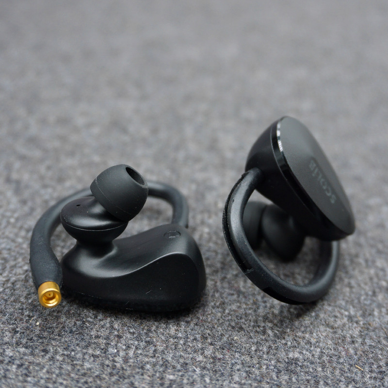 Running Sports Mmcx Design Pull-Plug Headphones Bass Surge Without Distortion HIFI Sound Effect Black Sports Ear Hang