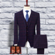 2019 Fat Suit nam Suit Groom Wedding Suit Suit nam Match Với Fat cộng với kích thước Suit nam