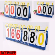 Scoreboard scoreboard badminton table tennis basketball football match score card three scorer