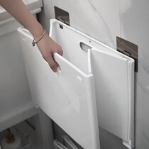 Dirty clothes storage basket wall-mounted foldable dirty clothes basket hanging wall home bathroom bathroom dirty clothes basket laundry basket