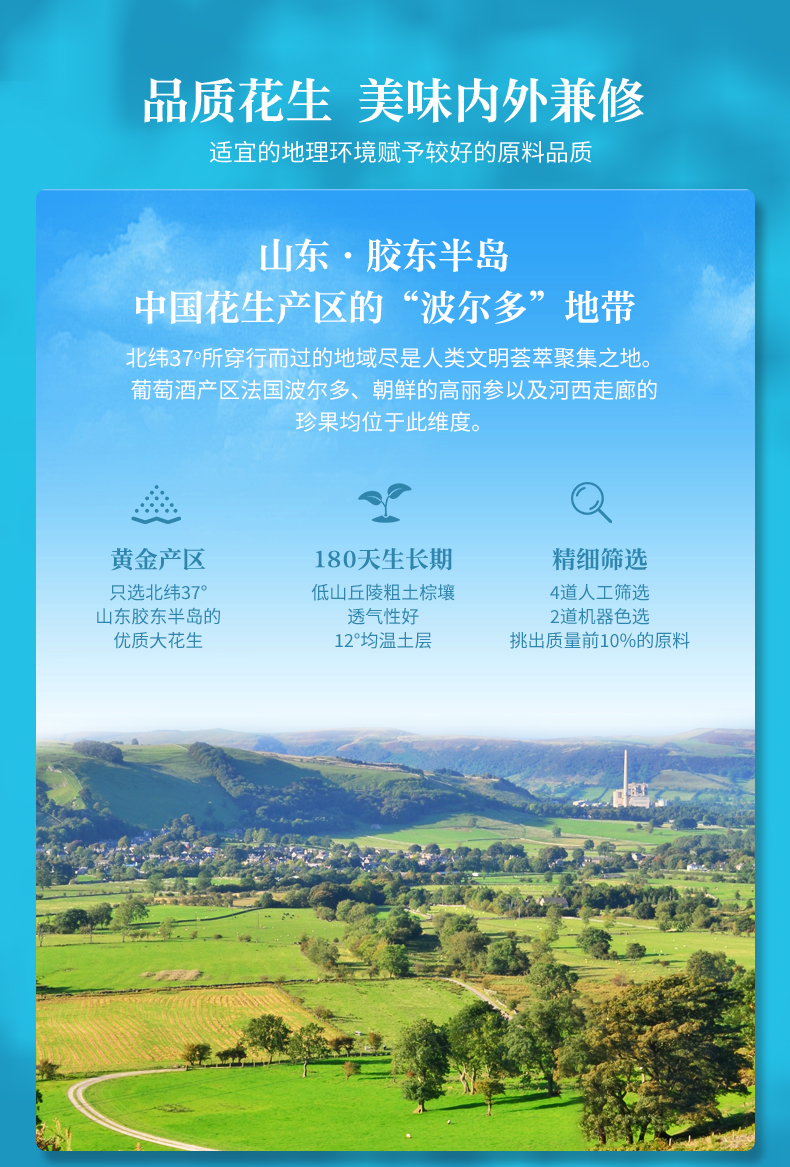 航空高铁供应商 春旺 麻辣/五香花生米 380g*4袋 图2