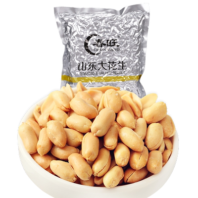 春旺袋装花生 咸味盐焗花生米1000g-推白菜