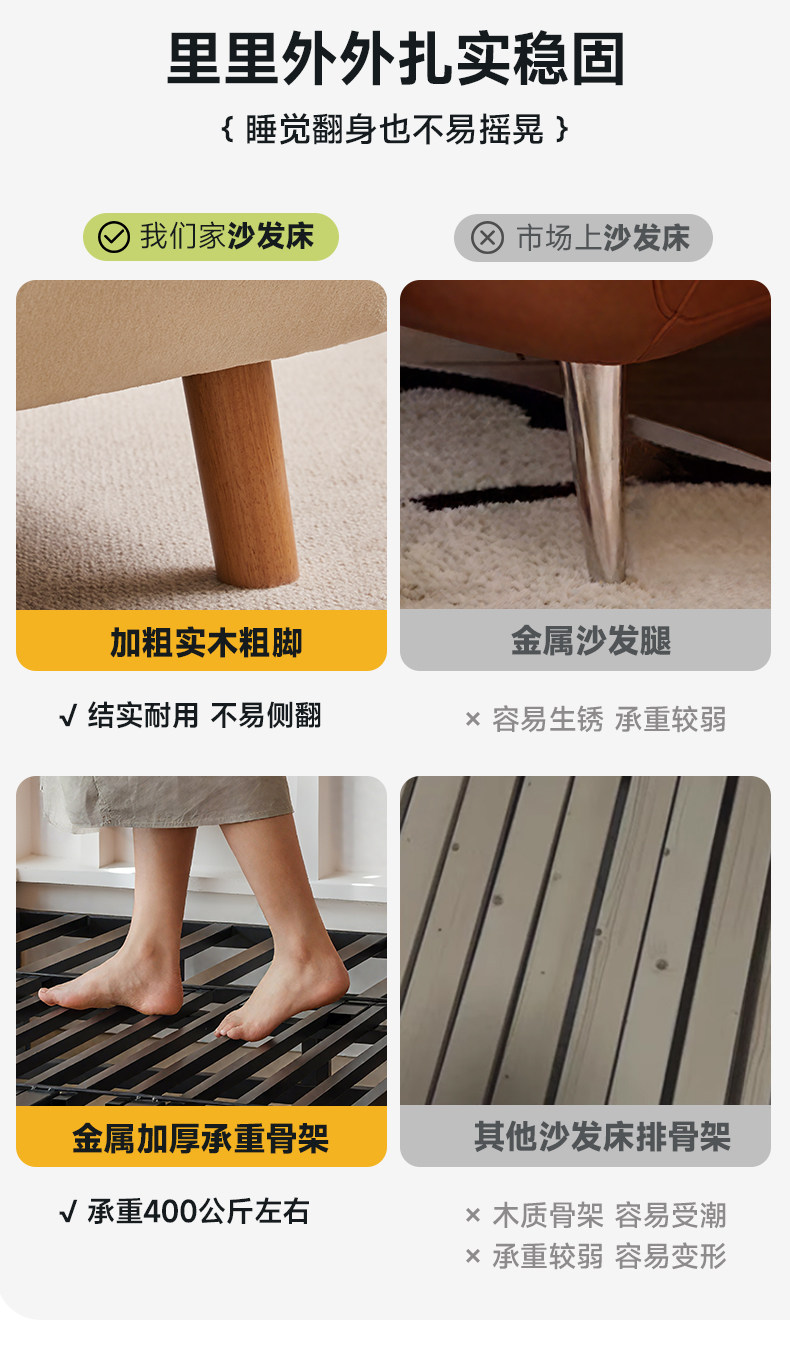 Складной универсальный диван для двоих, новая коллекция 