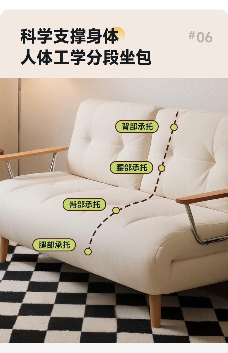 Складной универсальный диван для двоих, новая коллекция 