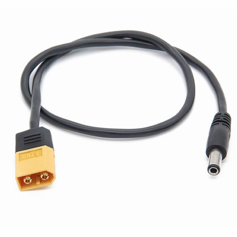 XT60 to DC5525 adapter cable TS100 intelligent soldering iron power cord aircraft model battery adapter cable
