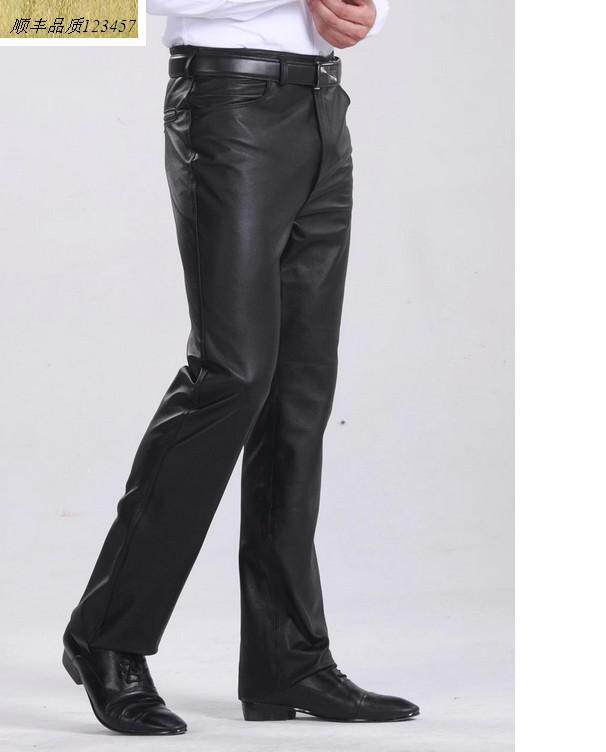 Pantalon cuir homme droit pour hiver - Ref 1494316 Image 18