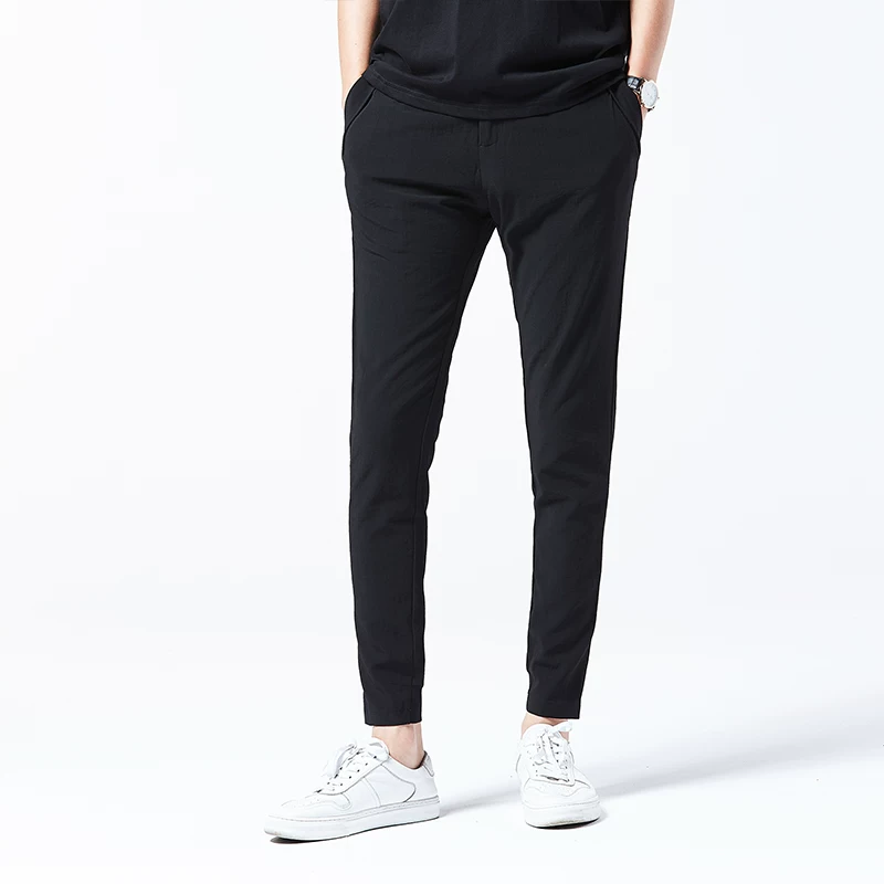 Universal fitted overall, trousers, Korean style, drawstring