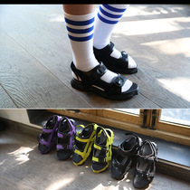 (spot)Childrens sandals 2019 summer new girls beach sports big childrens soft-soled beach shoes