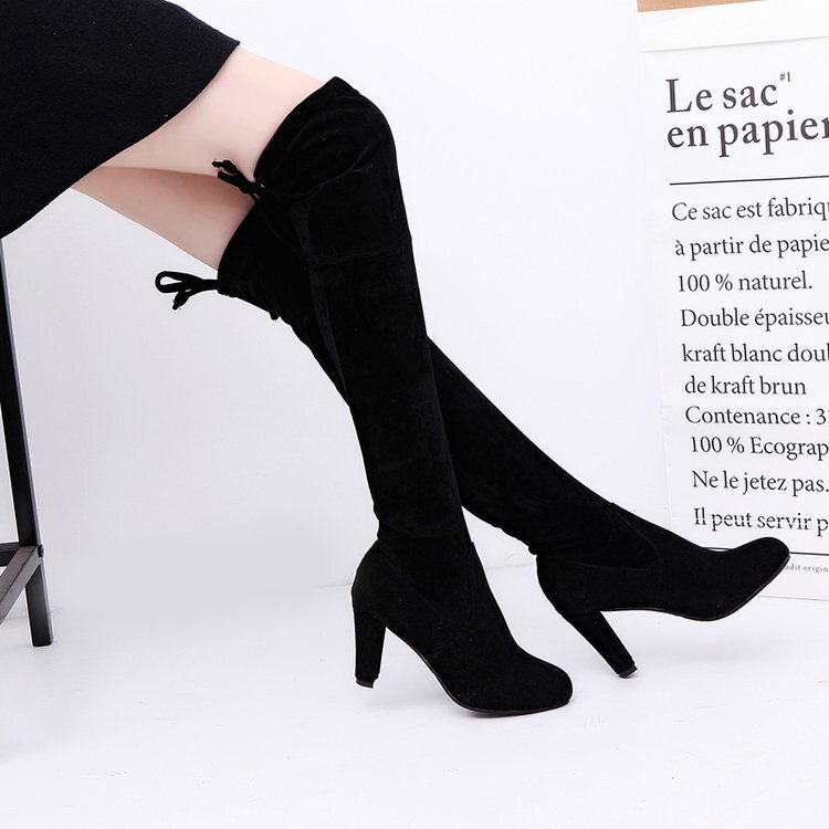 Long Boots for Women, Over-The-Knee, Stiletto Heel, Slim Boots, 2025 Autumn and Winter High-Heeled Long Boots, Slimming Elastic Boots, Fashionable Women's Boots