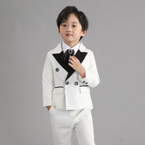 Childrens suit suit handsome flower boy dress little boy boy dress little boy model catwalk suit piano performance suit autumn