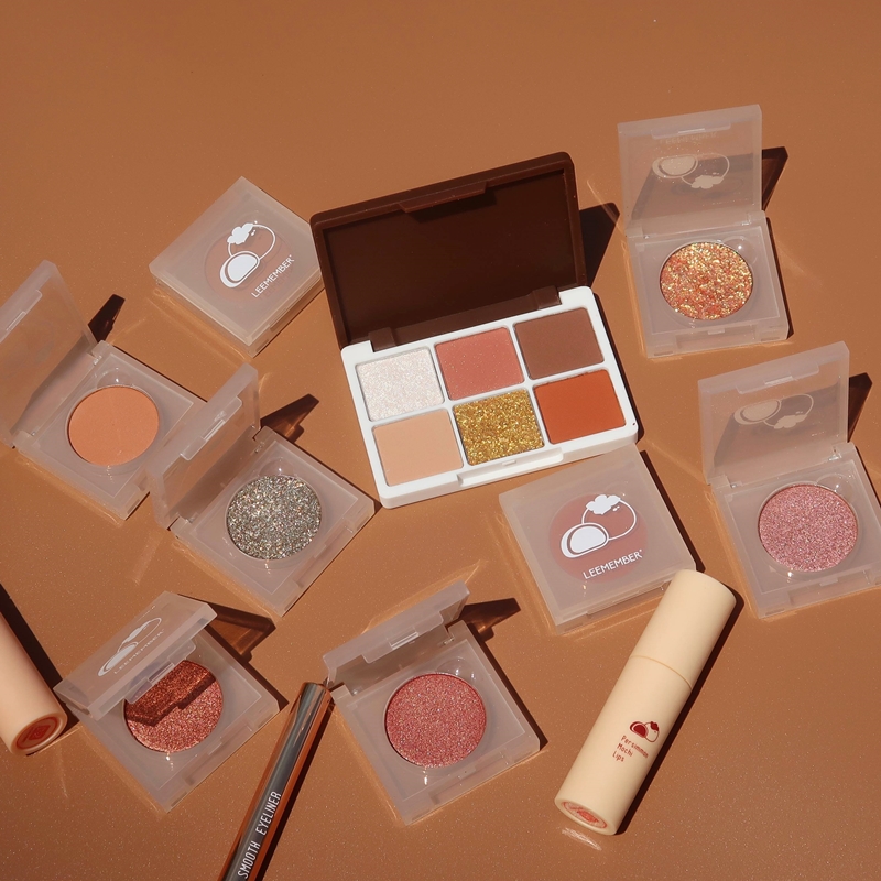 (Clearance) LEEMEMBER Autumn Limited Persimmon Daifuku Lip Glaze, Eye Shadow, Liquid Eyeliner