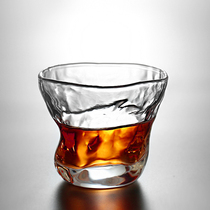 Hammer glass teacup household hammered tea cup Japanese kung fu tea cup creative small cup tea cup