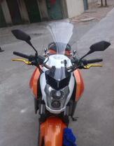 Motorcycle windshield pc material does not break the windshield gw windshield does not break the windshield