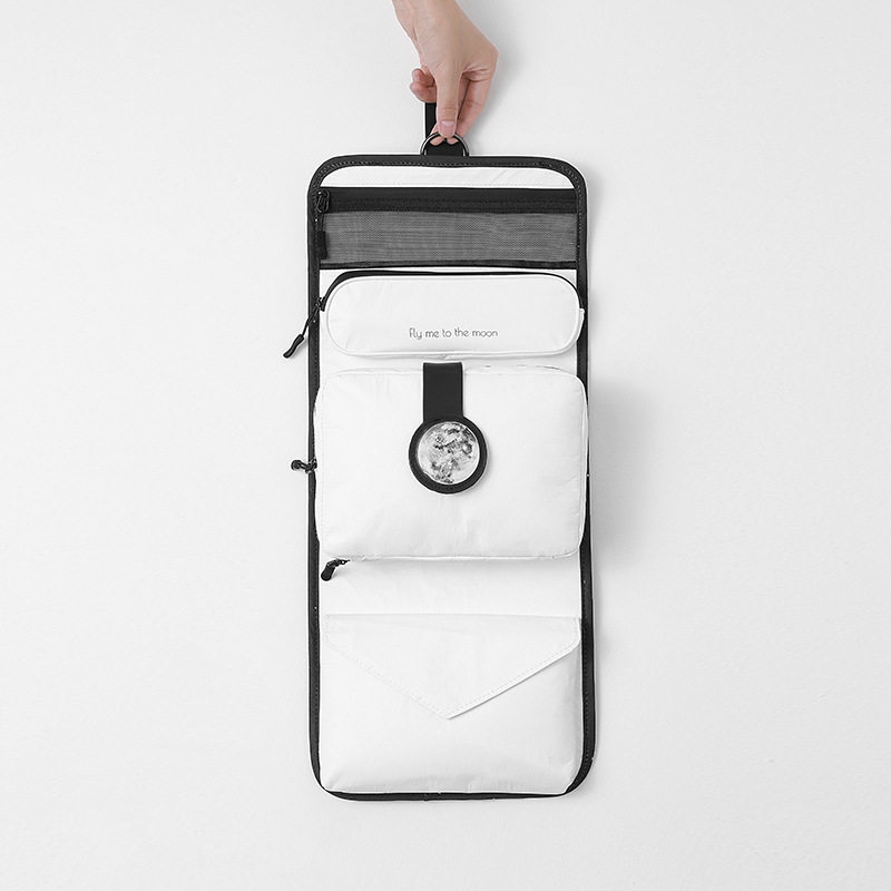 Large Capacity Wash Bag Male Dry Wet Separation Separable Superior Feel Makeup Bag Women Travel Containing Bag For Business Portability