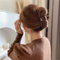 Advanced senses BAO WEN Grip Clip Large Shark Clip Minimalist Hairpin Clips rear Brain Spoon Mesh Red Clip Head Accessories 2021 New