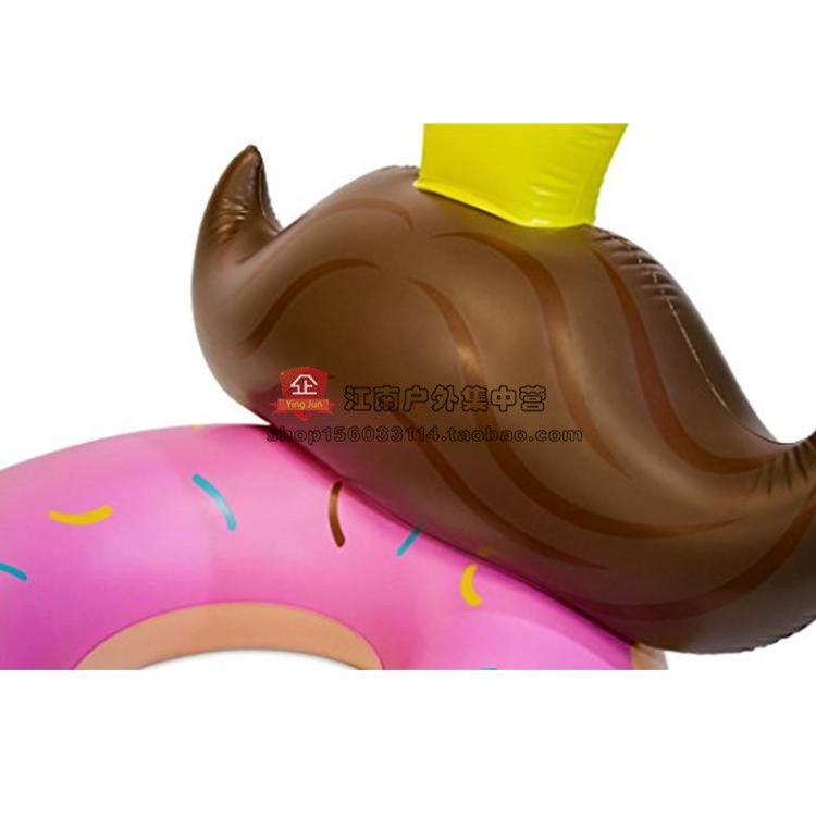 Vòng bơi dành cho người lớn siêu cực lớn 200 kg vòng ghế dày dặn bằng chất béo vòng tròn phao cứu sinh bơm hơi dễ thương - Cao su nổi