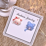 Пепе любит ущипнуть почву/оригинальный бог трехмерные серьги