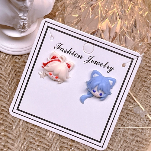 Пепе любит ущипнуть почву/оригинальный бог трехмерные серьги