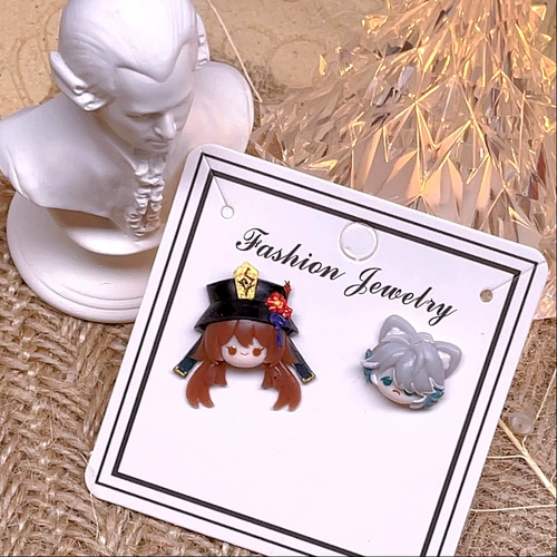 Пепе любит ущипнуть почву/оригинальный бог трехмерные серьги