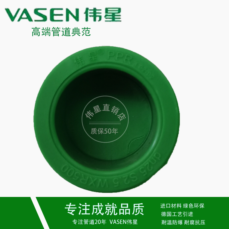 Weixing tube ppr water pipe fittings joint blocking plug wire plug plug cap head 4 minutes 6 minutes 1 inch pipe fittings hot melt