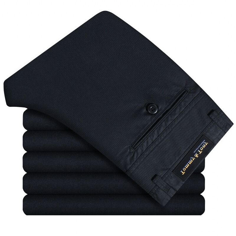 Tommy&Tony Tommy Tony Casual Pants All-Season Men's Pure Cotton Business Youth Straight-Leg Pants Tommy&Tony Tommy Tony Casual Pants All-Season Men's Pure Cotton Business Youth Straight-Leg Pants