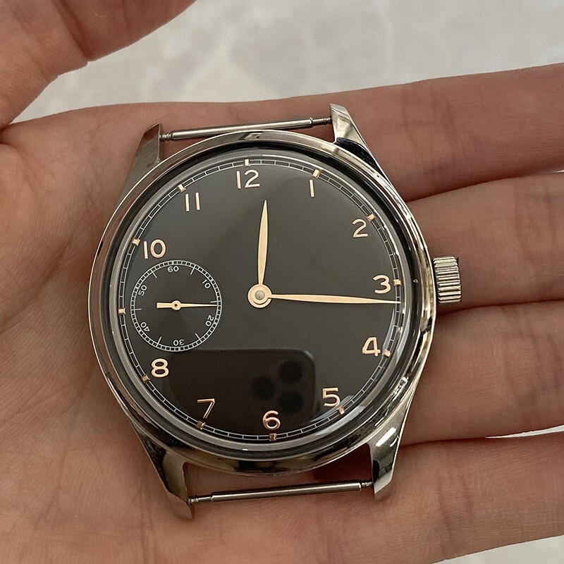 Men's Manual Mechanical Watch 42mm Tianjin Movement St6497 3600 Series Manual Winding Movement Case Men's Manual Mechanical Watch 42mm Tianjin Movement St6497 3600 Series Manual Winding Movement Case