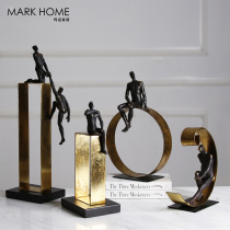 Nordic light luxury wine cabinet Entrance decoration decoration Resin creative living room home decoration TV cabinet character decoration