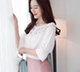 2018 phụ nữ mới mùa xuân và mùa thu ren áo sơ mi nữ phiên bản Hàn Quốc của áo sơ mi dài tay hoang dã áo khoác voan